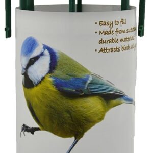 Green Jem Plastic Fat Ball Wild Bird Feeder, Easy to Fill and Clean, Attracts Many Species of Garden Birds.