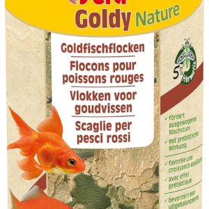 Sera Goldy Nature The Natural Coldwater Fish Flake Food for Smaller No Artificial Colours or Preservatives